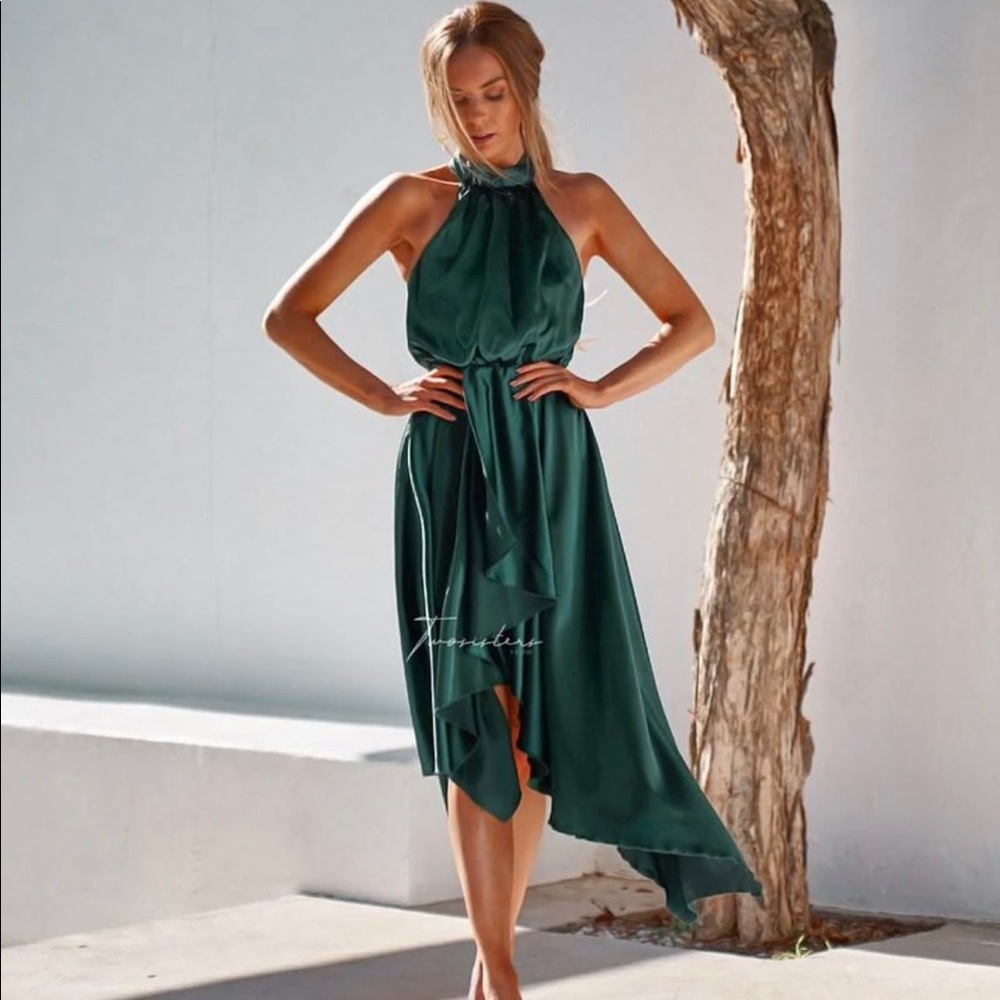 TwoSisters the Label Emerald Green Kathleen Dress